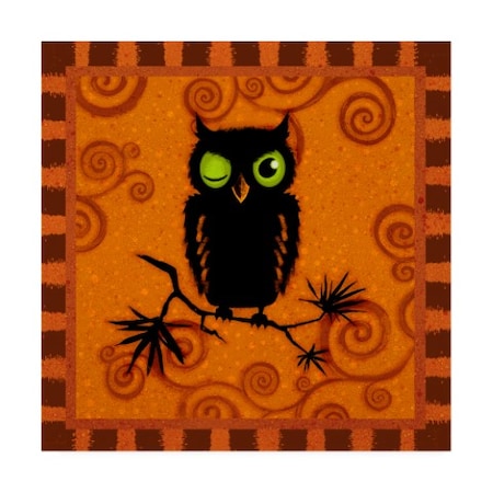 Viv Eisner 'Spooktacular Orange I' Canvas Art,24x24